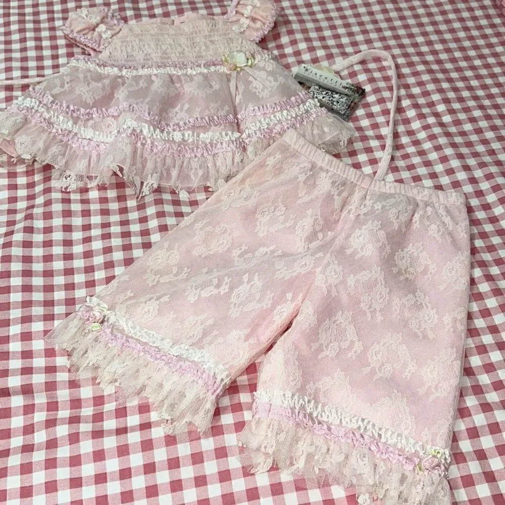 Baby biscotti tulle rosette outfit 24m